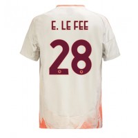 Maglia Calcio AS Roma Enzo Le Fee #28 Seconda Divisa 2024-25 Manica Corta